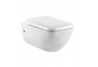 Раковина wc навісна Gessi Goccia 35.5 x 54cm біла з сидінням з мікроліфтом злив горизонтальний