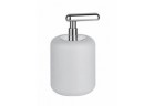 Дозатор для мила підлоговий Gessi Goccia білий wykńczenie чорний мат.