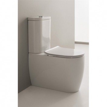 Раковина WC kompaktowa Scarabeo Moon 66x36x42 cm біла- sanitbuy.pl