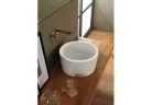 Умивальник на стільницю Scarabeo Bucket 35x22 cm без переливу біла