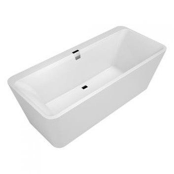 Ванна вільностоячий Villeroy&Boch Squaro, 180x80 cm, system зливний і переливний, Weiss Alpin- sanitbuy.pl