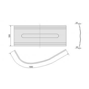 Панелі для ванни Sanplast COMFORT 100x140 cm колір білий- sanitbuy.pl