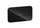 Кнопка спуску Villeroy&Boch ViConnect Glass, Glossy Black, 26.9 x 16 cm, 2 zakresowy