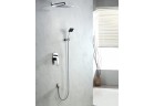 Душовий комплект прихований Blue Water Liwia з верхнім душем і душем, хром 