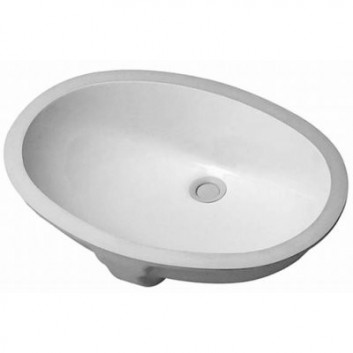 Умивальник під стільницю Duravit Santosa 51x37,5 cm біла- sanitbuy.pl