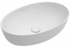 Умивальник на стільницю овальна Villeroy & Boch Artis, 61x41 cm, білий Alpin CeramicPlus