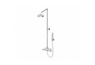 Душовий комплект Zucchetti Isyshower 19 cm - чорний матовий гафрований