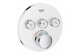 Змішувач прихований Grohe Grohtherm SmartControl термостатичний 3-приймачі wody біла