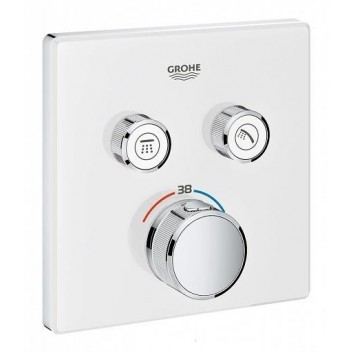 Змішувач прихований Grohe Grohtherm SmartControl термостатичний 2-приймачі wody, біла - sanitbuy.pl