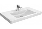 Меблевий умивальник Villeroy&Boch Subway 2.0, 80x47 cm, z 1 otworem, z переливом, біла