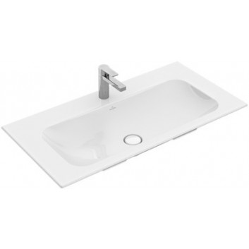 Меблевий умивальник Villeroy&Boch Finion 1000x500 mm z переливом, для арматури з 3 отворами, White Alpin CeramicPlus- sanitbuy.pl