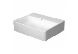 Умивальник прямокутна Duravit DuraSquare 45x35 cm без отвору для змішувача біла