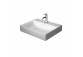 Умивальник прямокутна Duravit DuraSquare 45x35 cm без отвору для змішувача біла- sanitbuy.pl