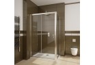 Стінка do kabinay Radaway Premium DWJ+S 80, хром, скло коричневі
