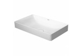 Умивальник на стільницю Duravit DuraSquare 60x34,5 cm без отвору для змішувача, без переливу біла