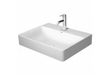 Умивальник на стільницю Duravit DuraSquare 45x35 cm без отвору для змішувача, без переливу біла- sanitbuy.pl