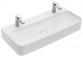 Меблевий умивальник прямокутна Villeroy&Boch Finion 1300x470 mm z ukrytym переливом Weiss Alpin CeramicPlus, шліфований низ- sanitbuy.pl