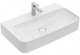 Умивальник настінний прямокутна Villeroy&Boch Finion 1000x470 mm ukryty переливання Weiss Alpin CeramicPlus для арматури з 3 отворами- sanitbuy.pl