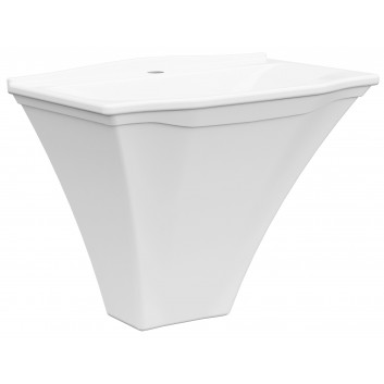 Керамічний умивальник навісна Idevit Neo Classic 56x44x46.5cm білий- sanitbuy.pl