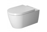 Комплект WC з раковиною wiszącą Duravit Rimless 56x40x43cm oraz сидіння для унітазу білий- sanitbuy.pl