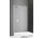 Кабіна typu walk-in Novellini Kali H 117-120cm, срібний профіль, прозоре скло