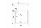 Піддон квадратний Novellini City A 90x90 cm білий