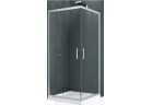 Кутова кабіна Novellini Kali A 75x75x195cm срібний профіль, скло прозорі WIESZAK GRATIS