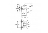 Однорычажный для ванны Grohe Bauloop одноважільний хром