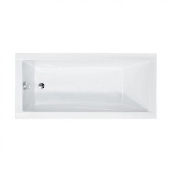 Ванна прямокутна Besco Modern 120x70 cm біла - sanitbuy.pl