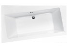 Асиметрична ванна ліва Besco Infinity 170x110cm біла