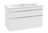 Шафка підраковинна Villeroy&Boch Venticello. 753x590x502mm, ручки хром, glossy white