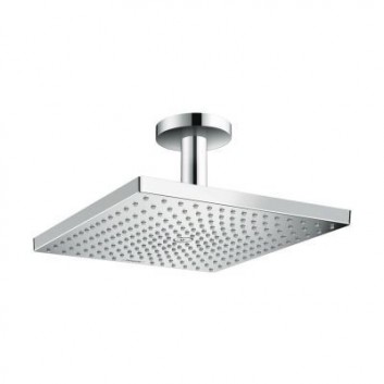 Верхній душ Hansgrohe Raindance E 30 cm квадратна з тримачем sufitowym хром - sanitbuy.pl