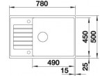 Zlewozmywak granitowy BLANCO ZIA XL 6 S Compact SILGRANIT PURADUR2 + клапан automatyczny- sanitbuy.pl