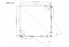 Душова кабіна прямокутна Ravak SmartLine SMSRV4 80x80x190 cm з покриттям AntiCalc, profile хром скло прозорі 