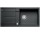 Zlewozmywak granitowy Blanco Metra XL 6 S-F Silgranit PuraDur jednokomorowy 99x49 cm z ociekaczem, з автоматичноб пробкою, для монтажу на równi з стільницею - antracytowy 