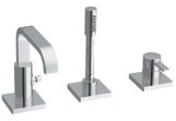 Однорычажный для ванны Grohe Allure підлогова, wys. 240 mm, хром, на 3 отвори, установка na brzegu Ванни