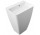 Умивальник вільностоячий Omnires Parma Marble+ 55 cm x 85 cm x 43 cm біла
