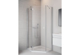Кабіна 80x80cm Radaway Essenza New PTJ п ятикутна, ліва скло прозоре 