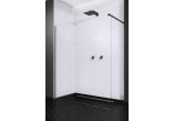 Стінка Walk-In Radaway Modo New Black II 70, 68.5-69.5x200cm, чорні, скло прозоре- sanitbuy.pl