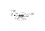 Бра AQForm Cadra 111x2 QRLED, білий мат.- sanitbuy.pl
