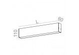 Бра AQForm Sleek 111x1, білий мат.- sanitbuy.pl