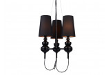 Lampa навісна Azzardo Baroco 3 Pendant, чорна- sanitbuy.pl