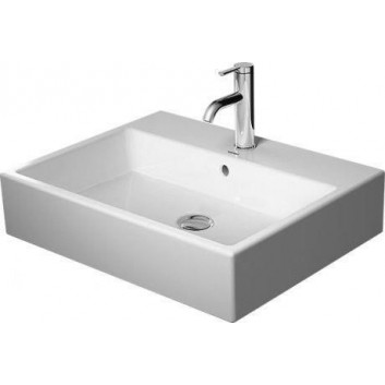 Умивальник Duravit Vero Air меблевий 60x47cm z переливом з отвором для змішувача , біла- sanitbuy.pl