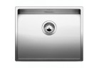 Zlewozmywak сталевий jednokomorowy Blanco Claron 450-U 49x44 cm підвісний, без автоматичного корка, сталевий 