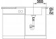 Zlewozmywak сталевий jednokomorowy Blanco Andano XL 6 S-IF 100x50 cm ліва komora, z ociekaczem, з автоматичноб пробкою i z akcesoriami, сталевий - sanitbuy.pl