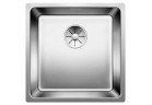 Zlewozmywak сталевий jednokomorowy Blanco Andano 400-U 44x44 cm підвісний, без автоматичного корка, сталевий 