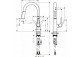 Кухонний змішувач Hansgrohe Talis S 160 з краном, який виймаЄться DN15, хром- sanitbuy.pl