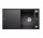 Zlew konglomeratowy + сидіння дерев яна AXIA III 5 S Blanco Silgranit InFino 470x915 mm antracyt