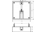 Hansgrohe комплект головний do głowicy Raindance E 400 x 400 mm 1jet, хром