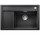 Zlew konglomeratowy ZENAR XL 6 S InFino Blanco Silgranit 780x510mm komora права з пробкою antracyt
